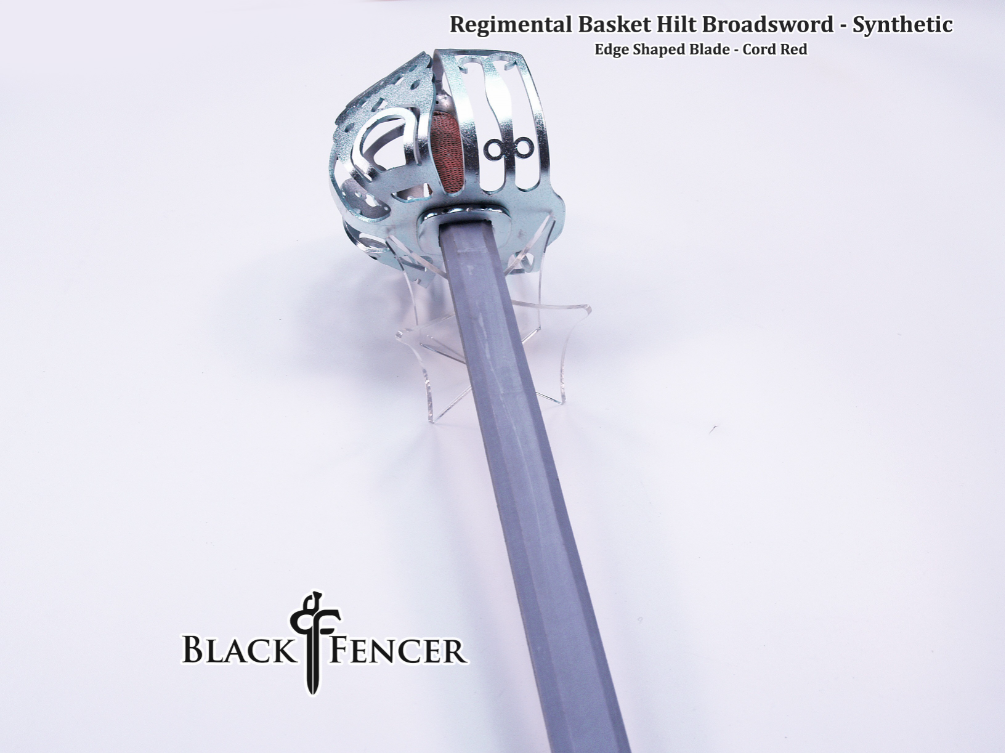 Black Fencer Regimental Basket Hilt Synthetic