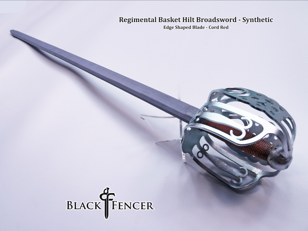 Black Fencer Regimental Basket Hilt Synthetic